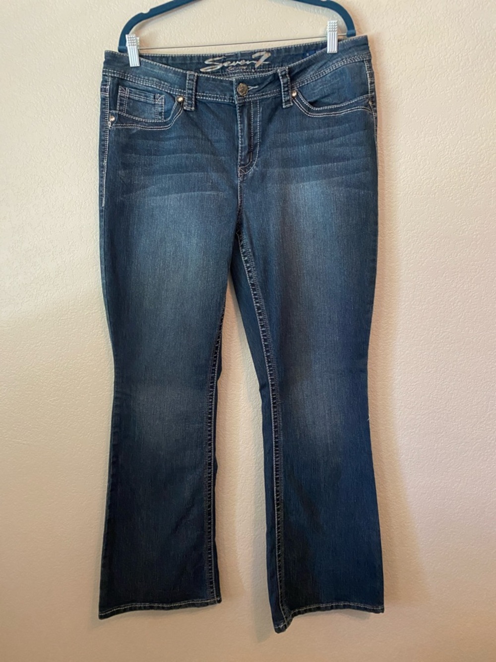 Seven7 Women's Indigo Bootcut Jeans